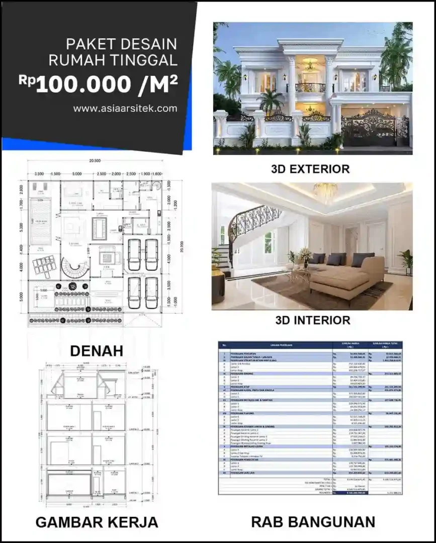 Jasa Desain Arsitektur di Jatimurni Bekasi