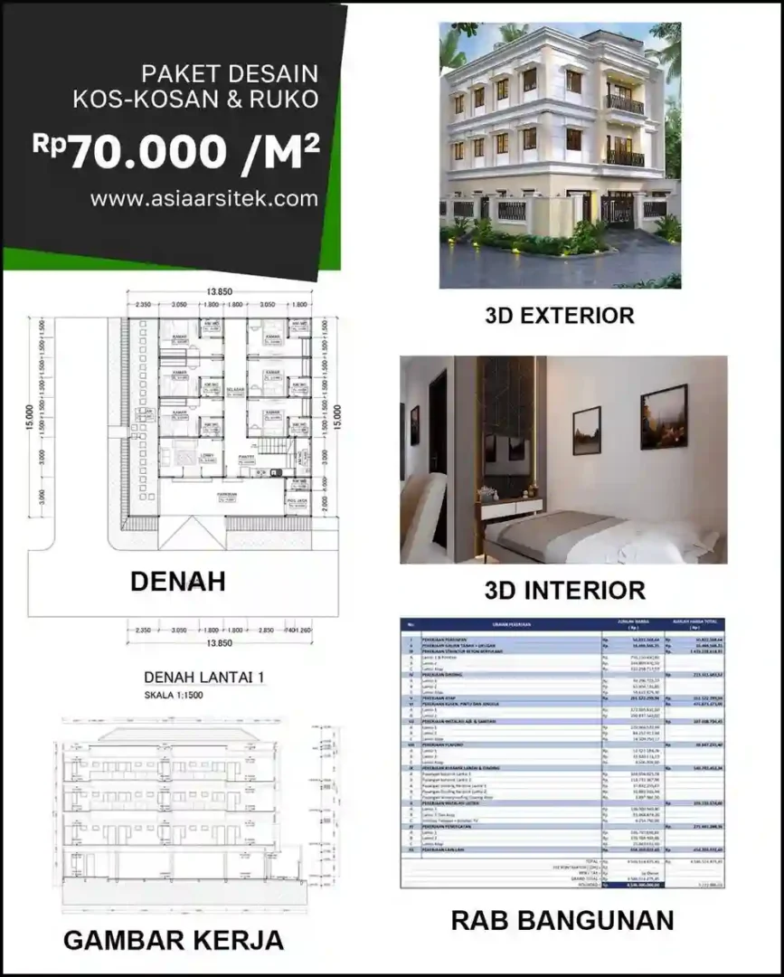 Jasa Desain Arsitektur di Jatimurni Bekasi