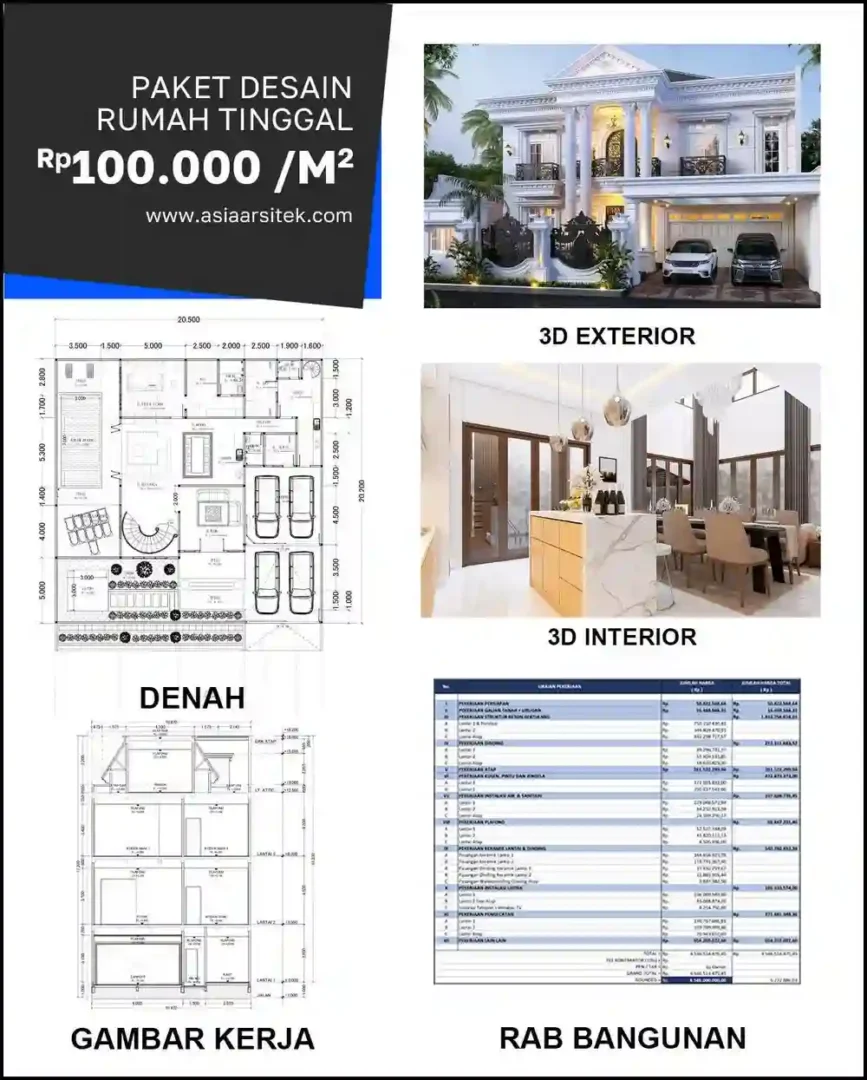 Jasa Desain Arsitektur di Jatirahayu Bekasi