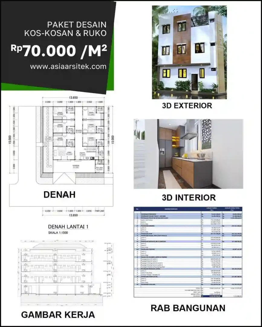 Jasa Desain Arsitektur di Jatirahayu Bekasi