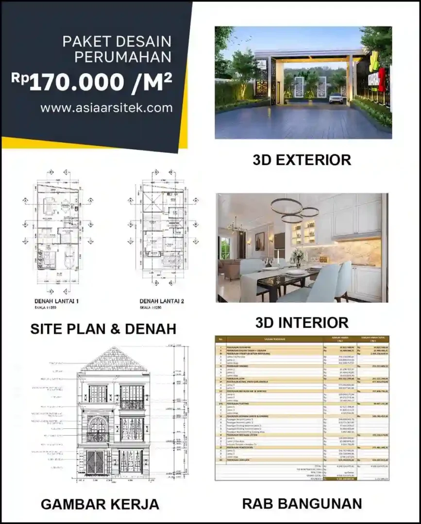 Jasa Desain Arsitektur di Jatirahayu Bekasi