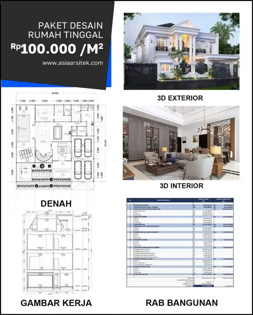 Jasa Desain Arsitektur di Jatiranggon Bekasi