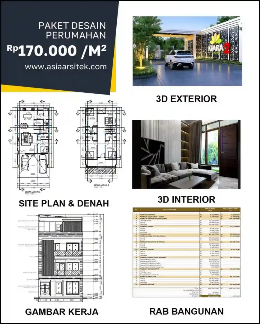 Jasa Desain Arsitektur di Jatiranggon Bekasi