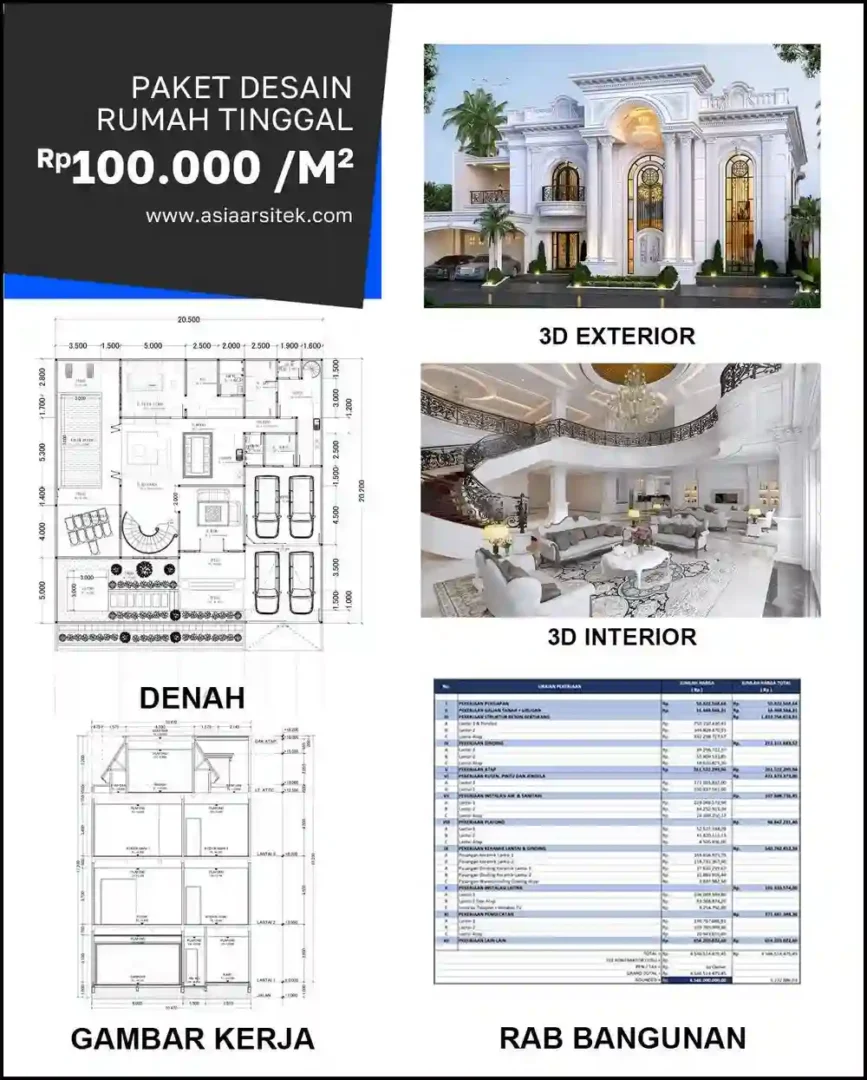 Jasa Desain Arsitektur di Jatisari Bekasi