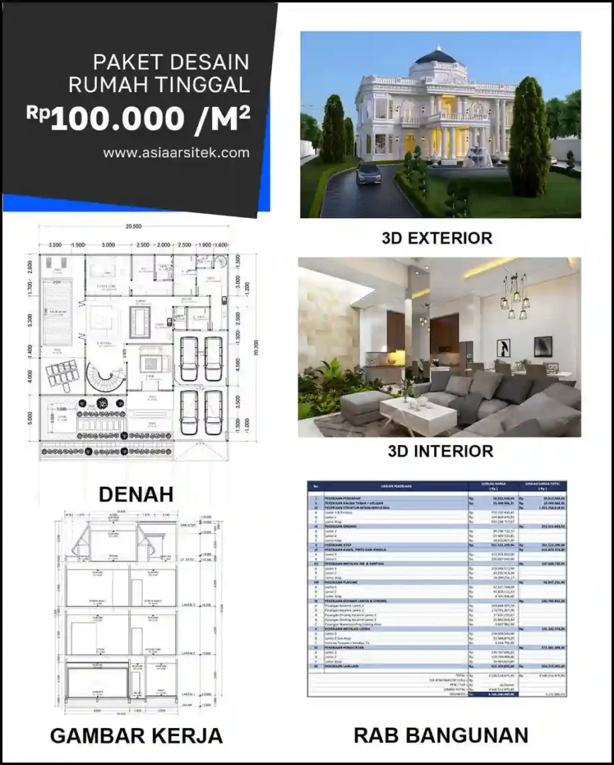 Jasa Desain Arsitektur di Jatiwaringin Bekasi