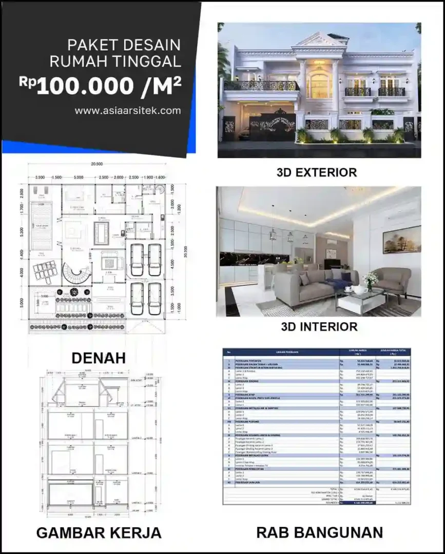 Jasa Desain Arsitektur di Jatiwarna Bekasi