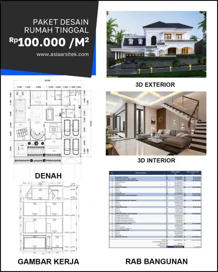 Jasa Desain Arsitektur di Kalibaru Bekasi