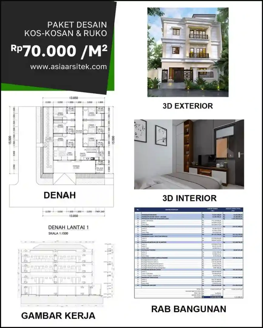 Jasa Desain Arsitektur di Kalibaru Bekasi