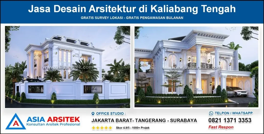 Jasa Desain Arsitektur di Kaliabang Tengah