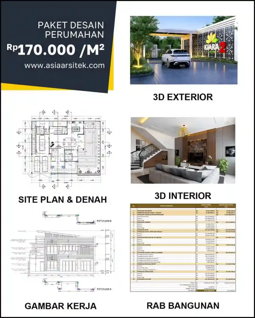 Jasa Desain Arsitektur di Kota Baru Bekasi