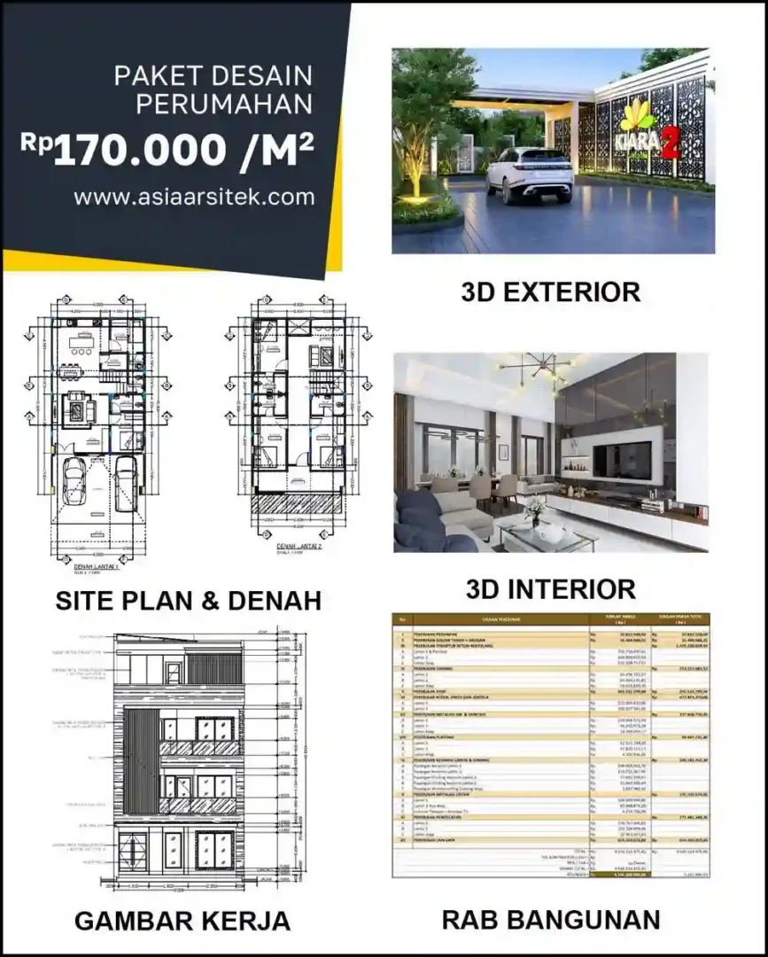 Jasa Desain Arsitektur di Pedurenan Bekasi