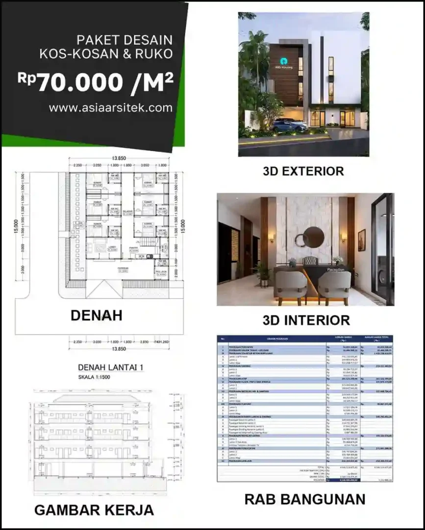 Jasa Desain Arsitektur di Pejuang Bekasi
