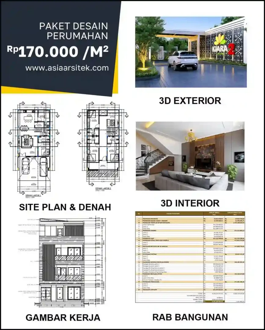 Jasa Desain Arsitektur di Pejuang Bekasi