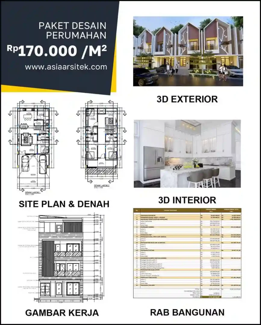 Jasa Desain Arsitektur di Perwira Bekasi