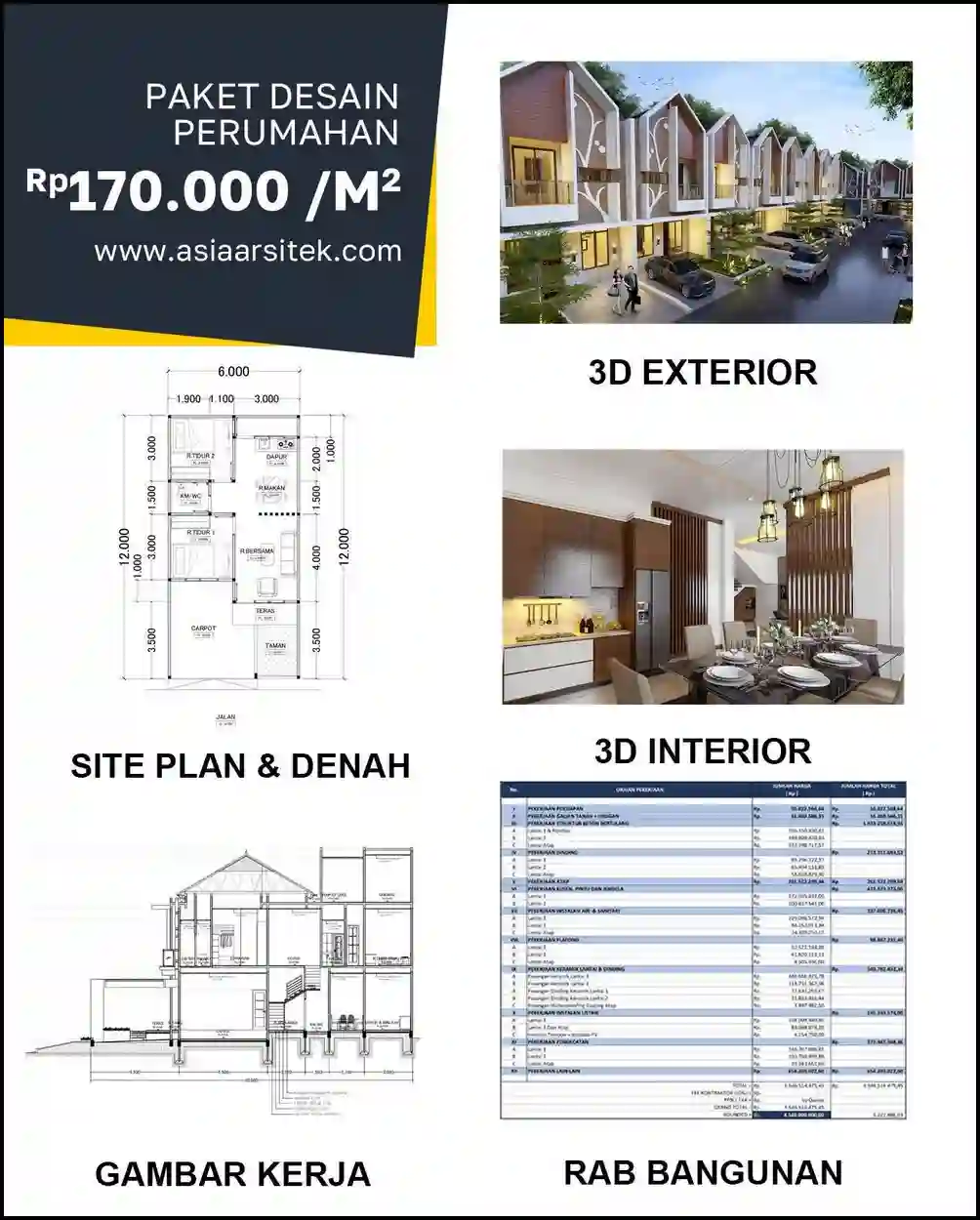 Jasa Desain Rumah di Pekayon Jaya Bekasi