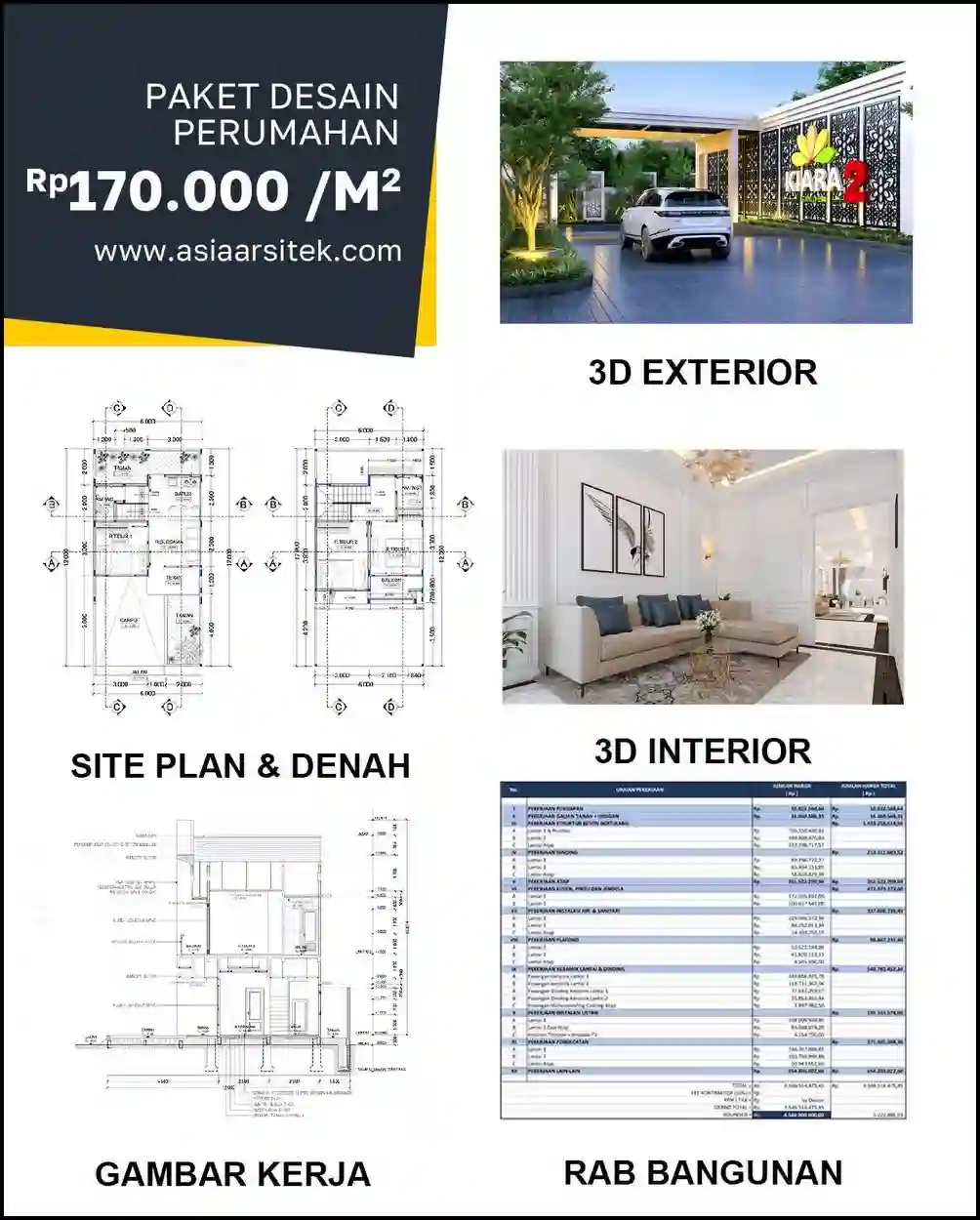 Jasa Desain Rumah di Sumur Batu Bekasi