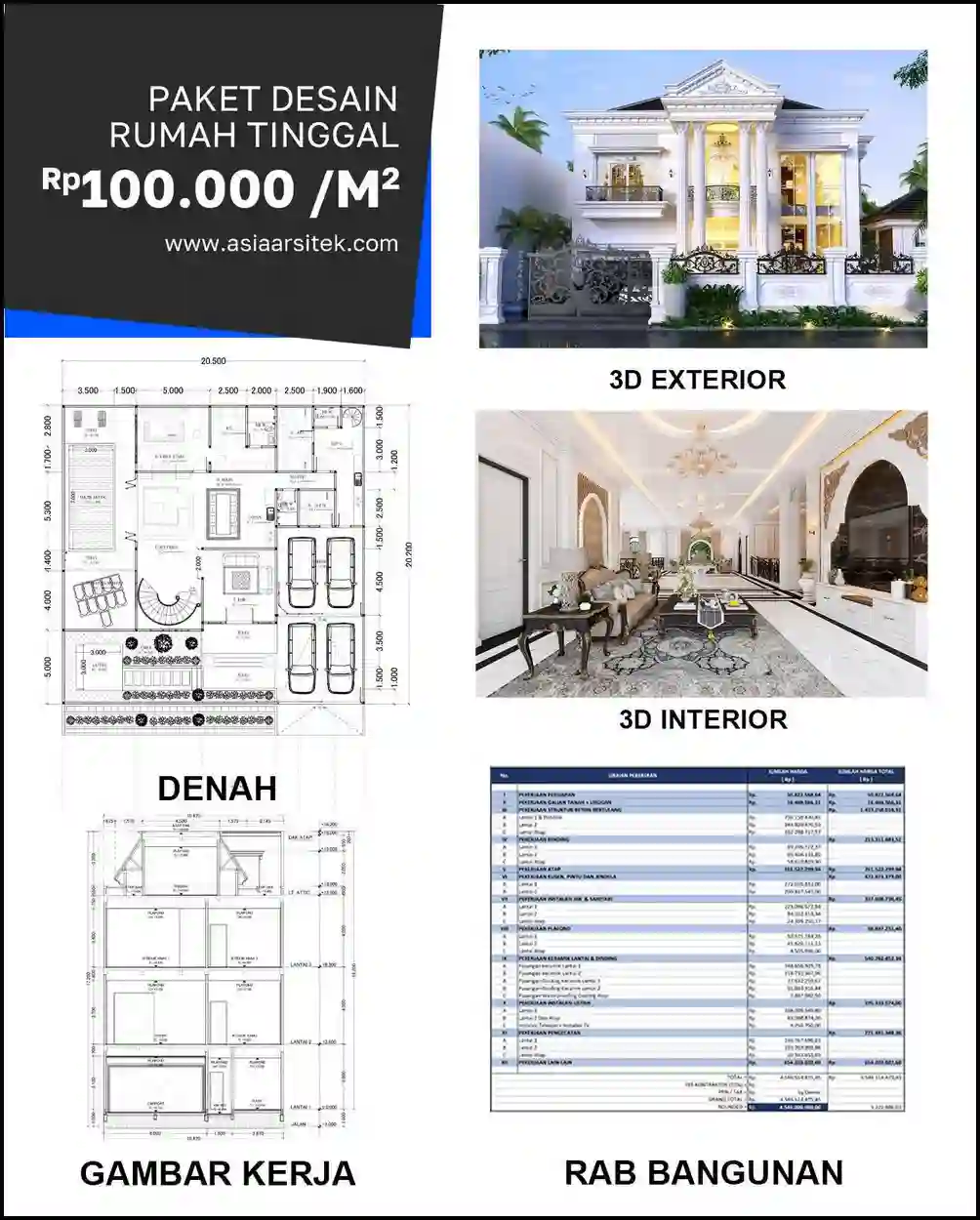Jasa Desain Rumah di Teluk Pucung Bekasi