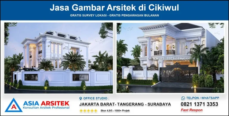 Jasa Gambar Arsitek di Cikiwul