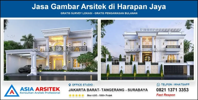 Jasa Gambar Arsitek di Harapan Jaya