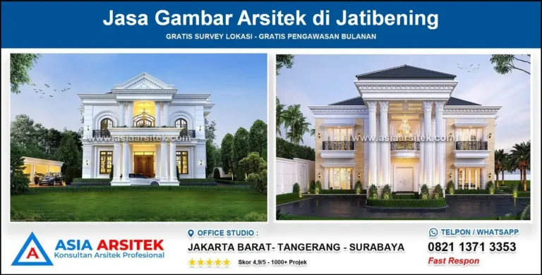 Jasa Gambar Arsitek di Jatibening