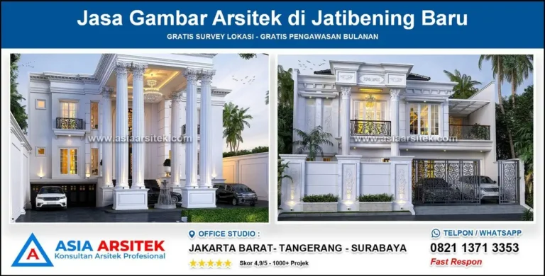Jasa Gambar Arsitek di Jatibening Baru