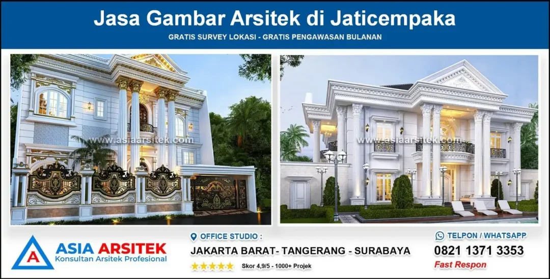 Jasa Gambar Arsitek di Jaticempaka