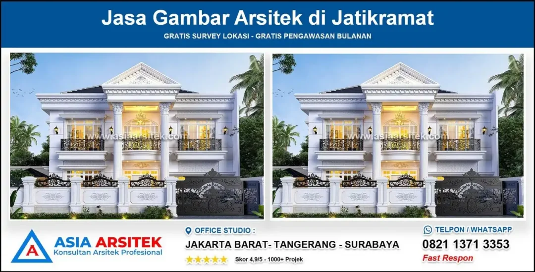 Jasa Gambar Arsitek di Jatikramat
