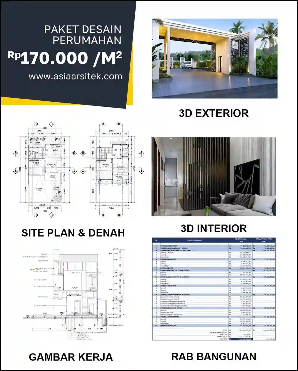 Jasa Gambar Arsitek di Jatikramat