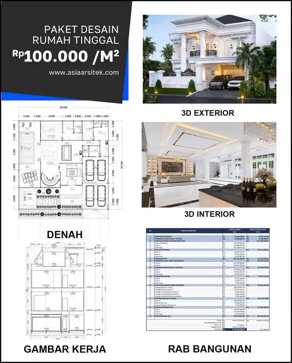 Jasa Gambar Arsitek di Jatimekar