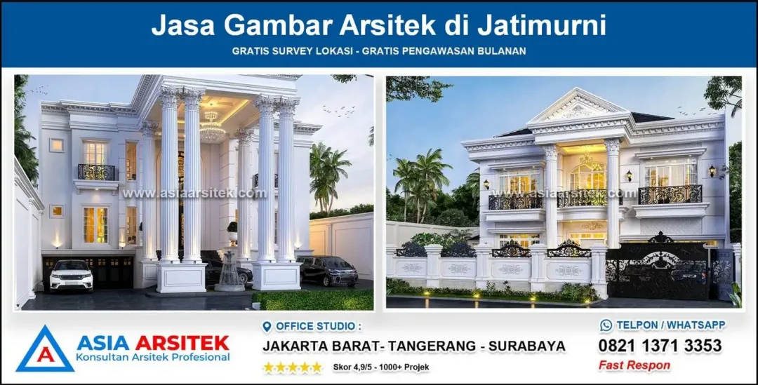 Jasa Gambar Arsitek di Jatimurni