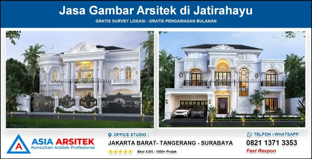 Jasa Gambar Arsitek di Jatirahayu