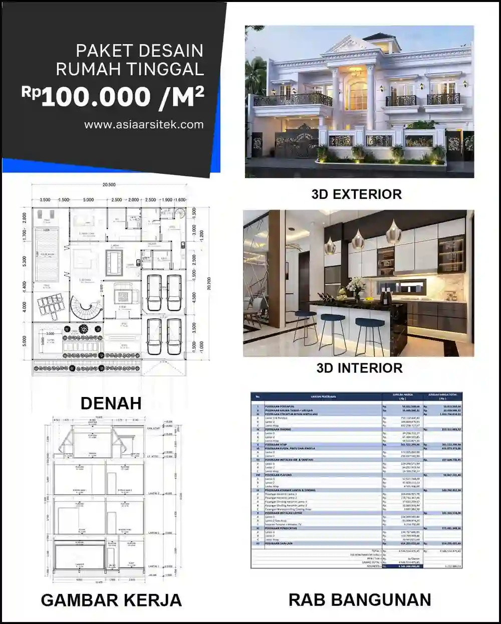 Jasa Gambar Arsitek di Jatirahayu