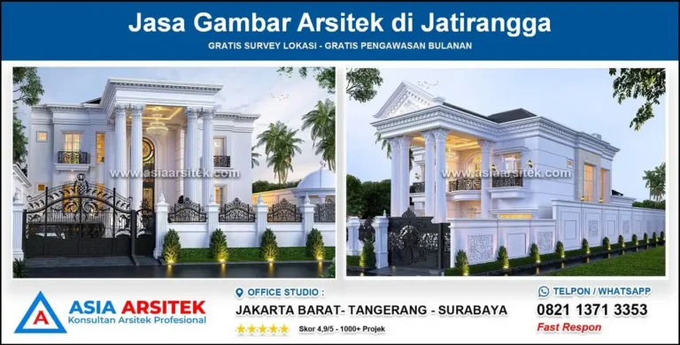 Jasa Gambar Arsitek di Jatirangga