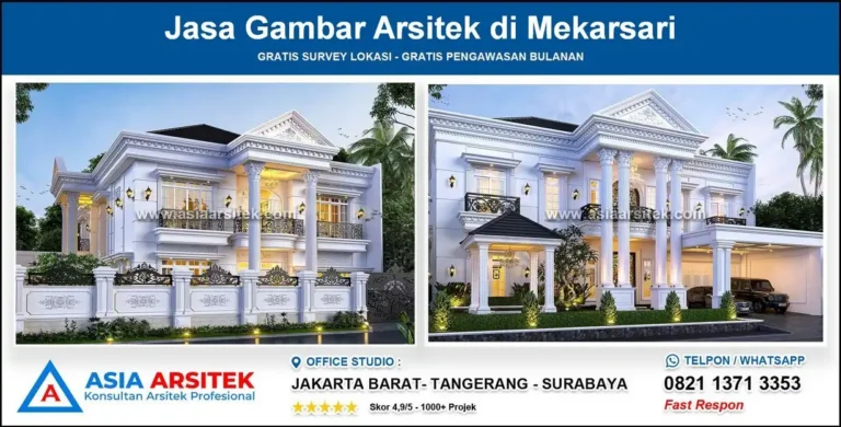 Jasa Gambar Arsitek di Mekarsari