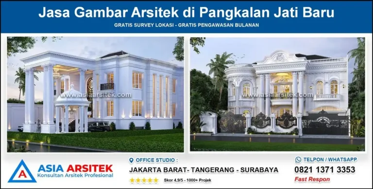 Jasa Gambar Arsitek di Pangkalan Jati Baru