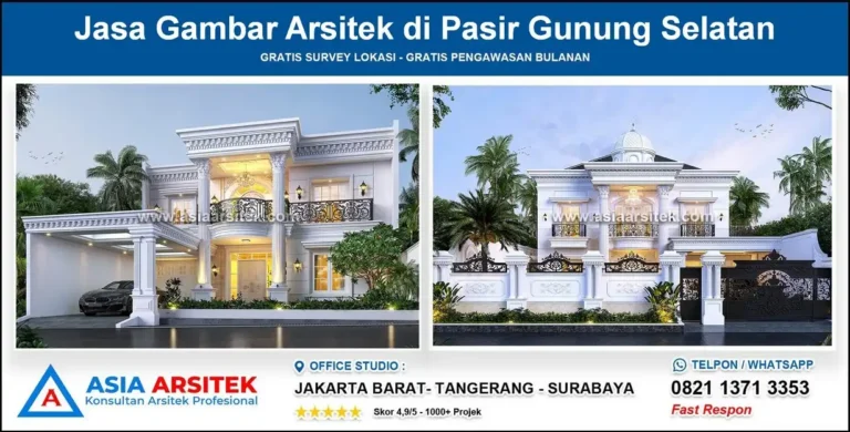 Jasa Gambar Arsitek di Pasir Gunung Selatan