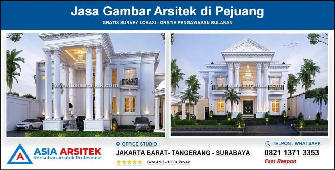 Jasa Gambar Arsitek di Pejuang