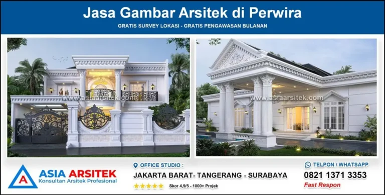 Jasa Gambar Arsitek di Perwira
