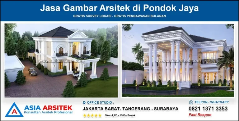 Jasa Gambar Arsitek di Pondok Jaya