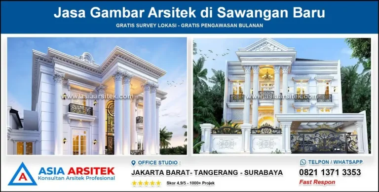 Jasa Gambar Arsitek di Sawangan Baru