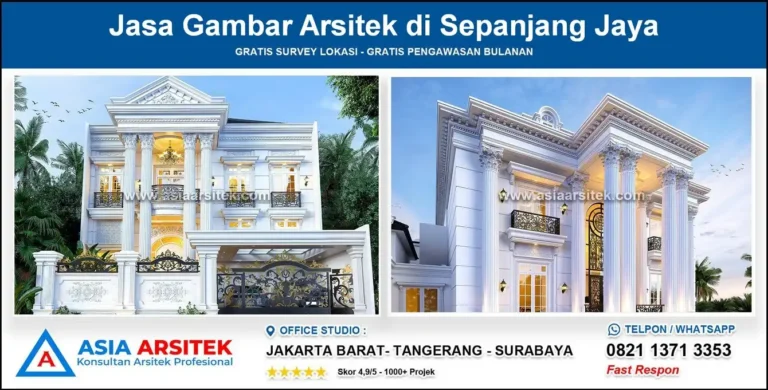 Jasa Gambar Arsitek di Sepanjang Jaya