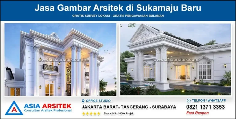 Jasa Gambar Arsitek di Sukamaju Baru