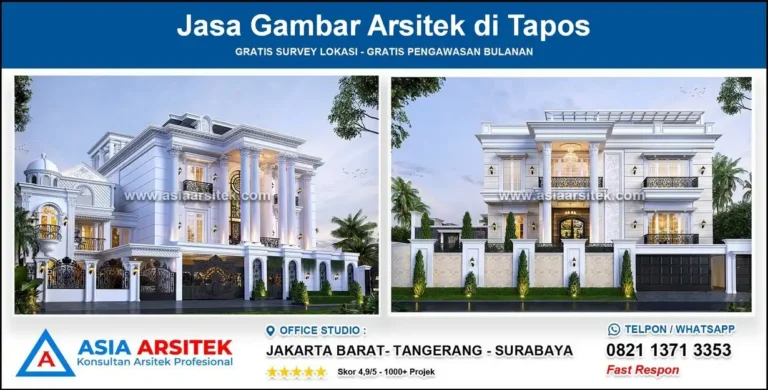 Jasa Gambar Arsitek di Tapos
