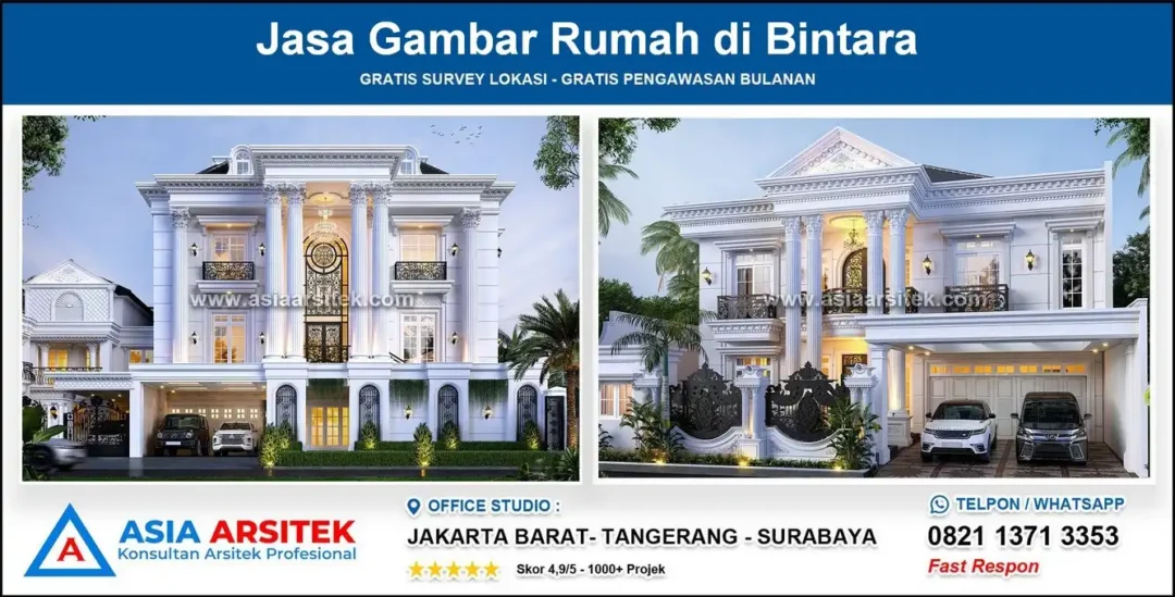 Jasa Gambar Rumah di Bintara Bekasi