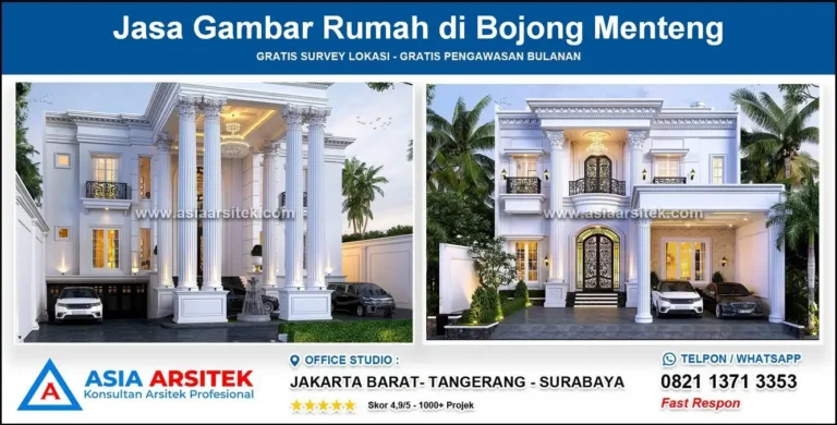 Jasa Gambar Rumah di Bojong Menteng Bekasi