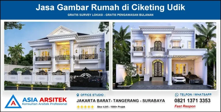 Jasa Gambar Rumah di Ciketing Udik Bekasi