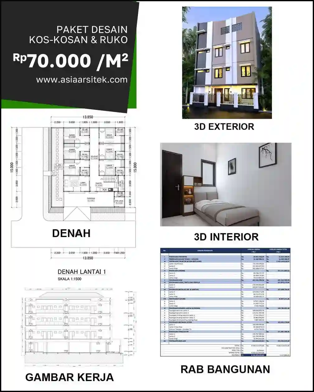 Jasa Gambar Rumah di Ciketing Udik Bekasi