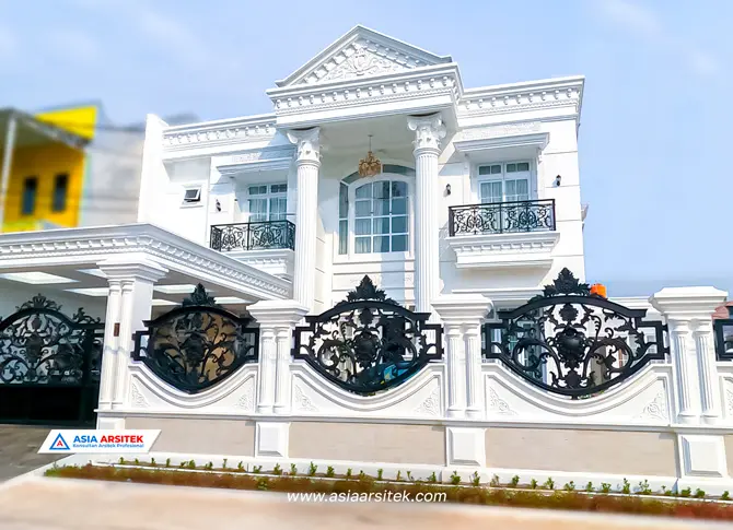 Jasa Konsultan Arsitek Desain Rumah Mewah Realisasi Klasik