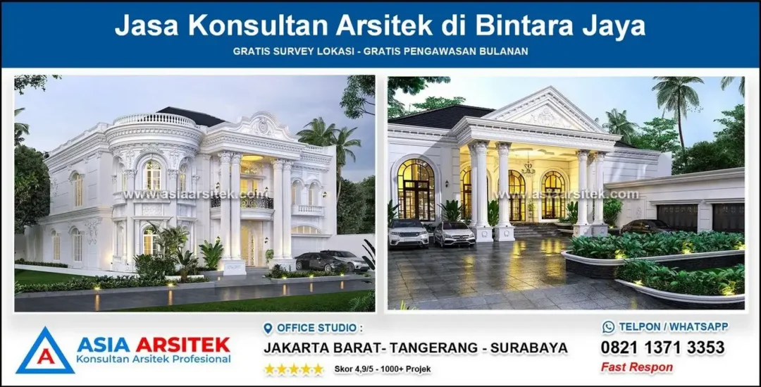 Jasa Konsultan Arsitek di Bintara Jaya