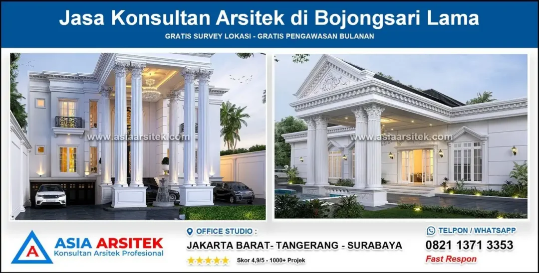 Jasa Konsultan Arsitek di Bojongsari Lama